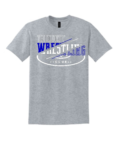 Youth Wrestling Tee (Youth & Adult Sizes) - Grey