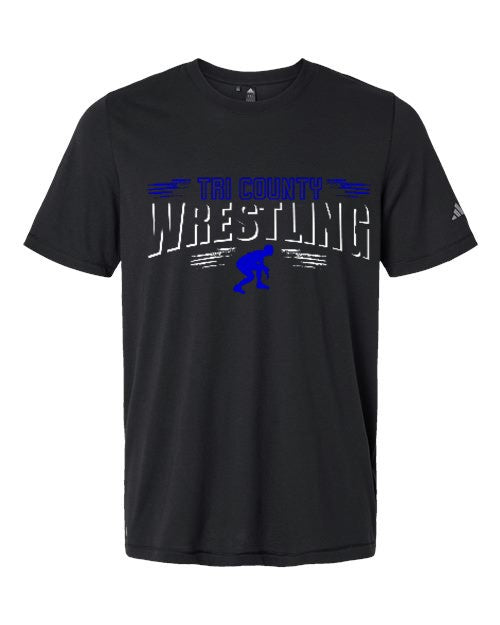 Adidas - TC Wrestling - Tee - Black (Adult only)