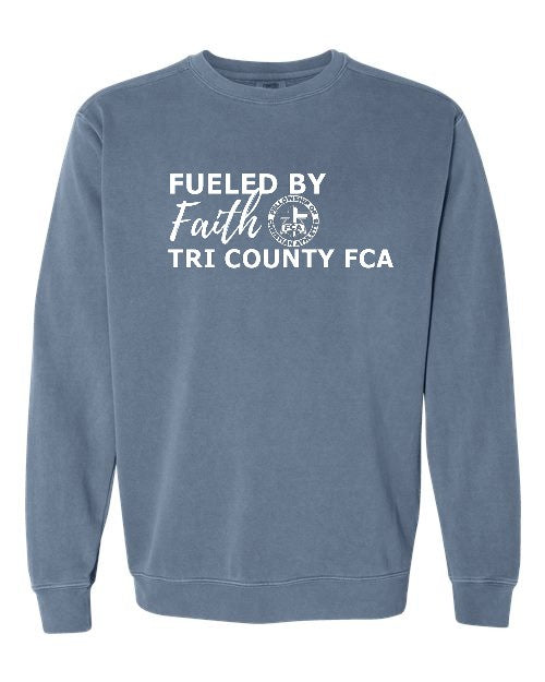 Tri County FCA - Comfort Colors Crewneck - Blue Jean