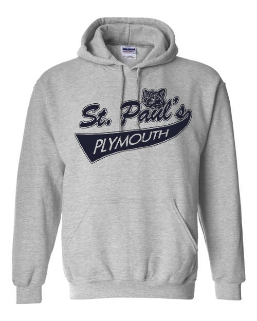 Hoodie - St. Paul's Plymouth - Grey (Youth & Adult)