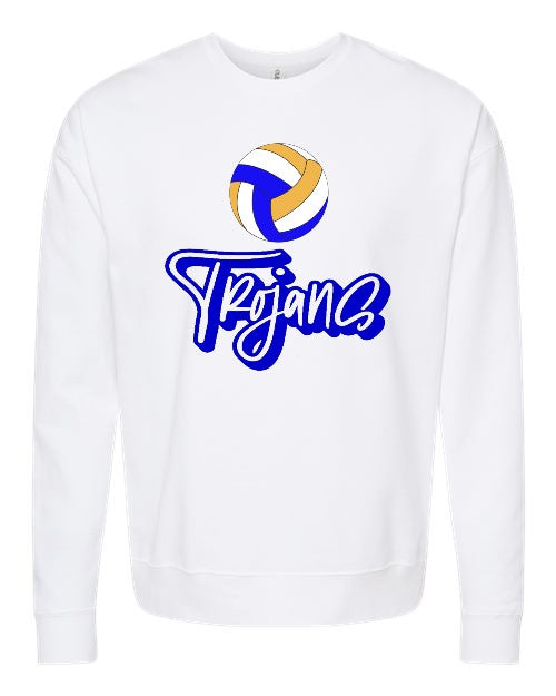 Volleyball Crewneck - White