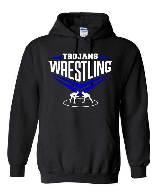 TC Wrestling 1 Hoodie (Adult & Youth) - Black