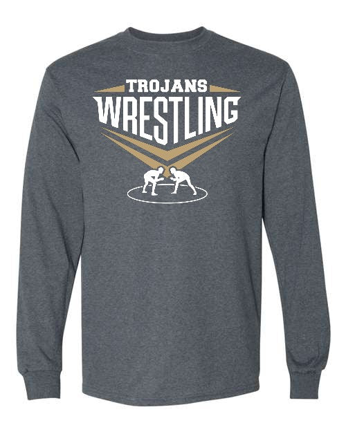 TC Wrestling 2 Long Sleeve (Adult & Youth) - Dark Grey